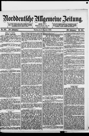 Norddeutsche allgemeine Zeitung vom 05.12.1899