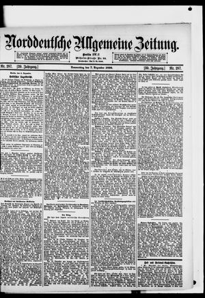 Norddeutsche allgemeine Zeitung vom 07.12.1899