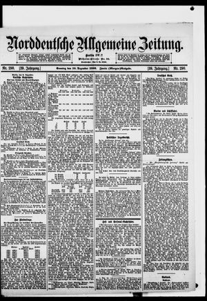 Norddeutsche allgemeine Zeitung vom 10.12.1899