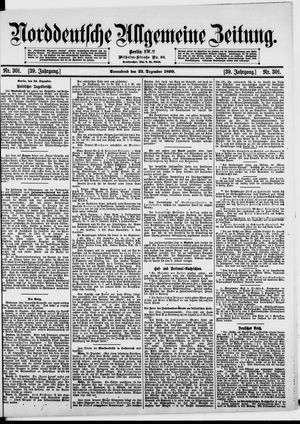 Norddeutsche allgemeine Zeitung vom 23.12.1899