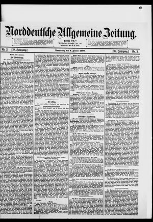 Norddeutsche allgemeine Zeitung on Jan 4, 1900