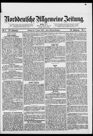 Norddeutsche allgemeine Zeitung on Jan 7, 1900