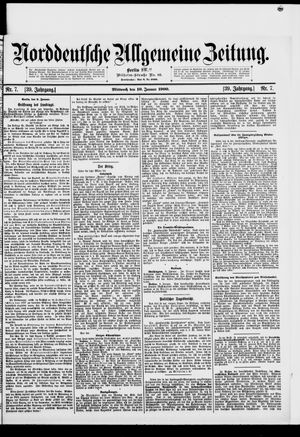 Norddeutsche allgemeine Zeitung on Jan 10, 1900
