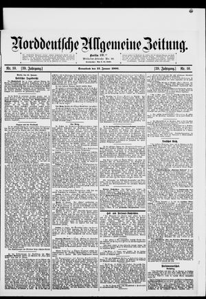 Norddeutsche allgemeine Zeitung on Jan 13, 1900