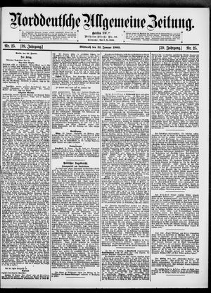 Norddeutsche allgemeine Zeitung vom 31.01.1900