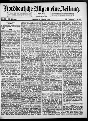 Norddeutsche allgemeine Zeitung vom 01.02.1900