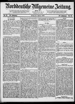 Norddeutsche allgemeine Zeitung vom 09.02.1900