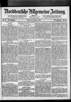 Norddeutsche allgemeine Zeitung on Feb 21, 1900