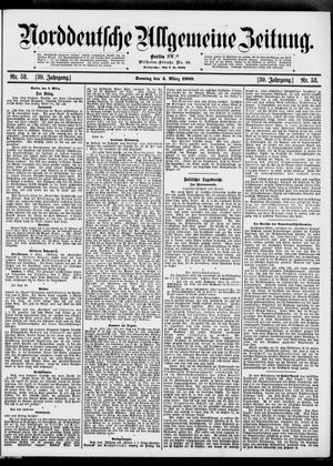Norddeutsche allgemeine Zeitung on Mar 4, 1900