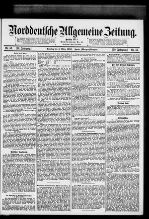 Norddeutsche allgemeine Zeitung on Mar 4, 1900
