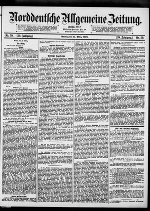Norddeutsche allgemeine Zeitung vom 11.03.1900