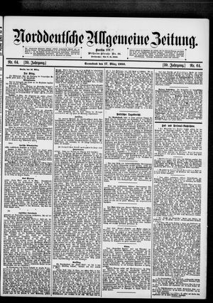 Norddeutsche allgemeine Zeitung vom 17.03.1900