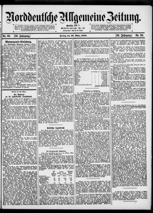 Norddeutsche allgemeine Zeitung vom 23.03.1900