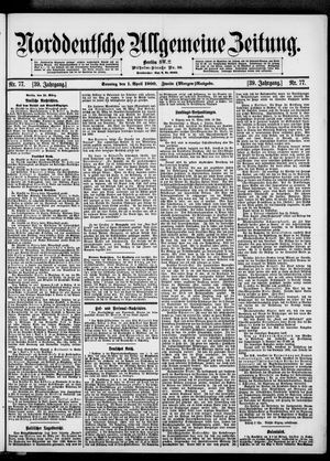 Norddeutsche allgemeine Zeitung vom 01.04.1900