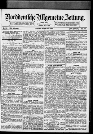 Norddeutsche allgemeine Zeitung vom 26.04.1900