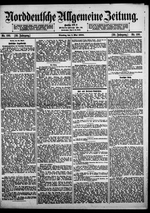 Norddeutsche allgemeine Zeitung vom 01.05.1900