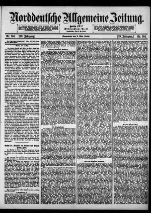 Norddeutsche allgemeine Zeitung on May 5, 1900