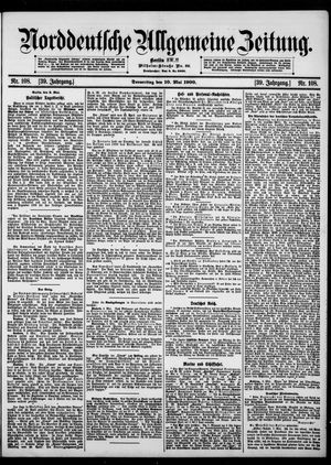 Norddeutsche allgemeine Zeitung vom 10.05.1900