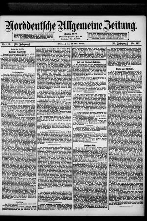 Norddeutsche allgemeine Zeitung vom 16.05.1900