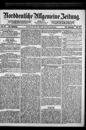 Norddeutsche allgemeine Zeitung vom 20.05.1900