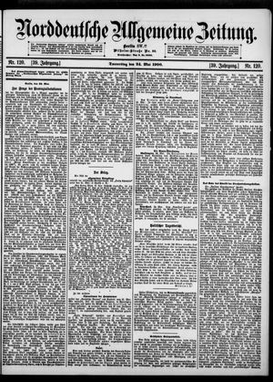 Norddeutsche allgemeine Zeitung vom 24.05.1900