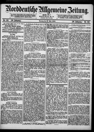 Norddeutsche allgemeine Zeitung vom 27.05.1900