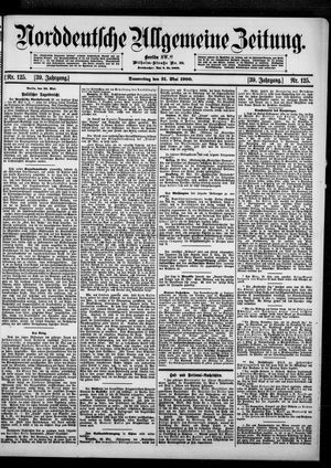 Norddeutsche allgemeine Zeitung vom 31.05.1900