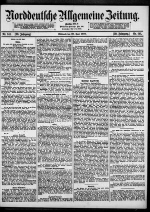 Norddeutsche allgemeine Zeitung vom 20.06.1900