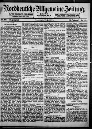 Norddeutsche allgemeine Zeitung vom 28.06.1900