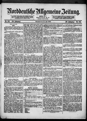 Norddeutsche allgemeine Zeitung vom 14.07.1900