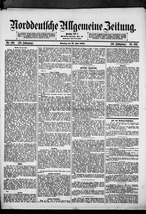 Norddeutsche allgemeine Zeitung vom 15.07.1900