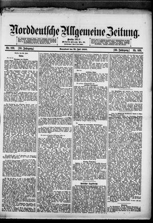 Norddeutsche allgemeine Zeitung vom 21.07.1900