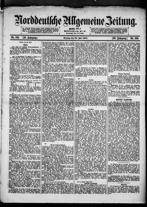 Norddeutsche allgemeine Zeitung vom 22.07.1900