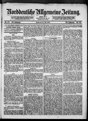 Norddeutsche allgemeine Zeitung vom 27.07.1900