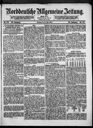 Norddeutsche allgemeine Zeitung vom 31.07.1900