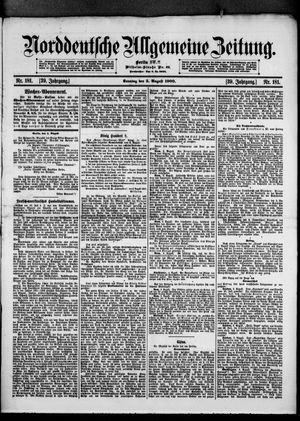 Norddeutsche allgemeine Zeitung on Aug 5, 1900
