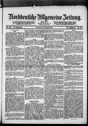 Norddeutsche allgemeine Zeitung vom 11.08.1900