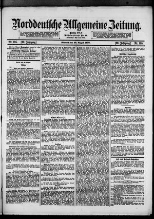 Norddeutsche allgemeine Zeitung vom 22.08.1900