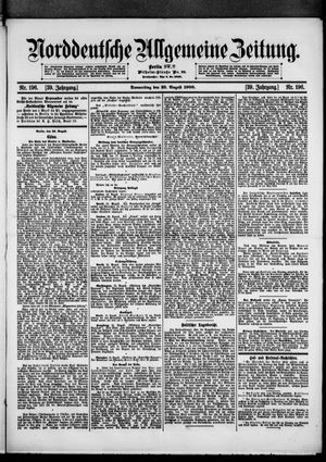 Norddeutsche allgemeine Zeitung vom 23.08.1900