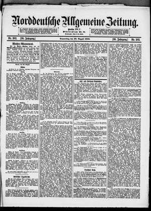Norddeutsche allgemeine Zeitung vom 30.08.1900