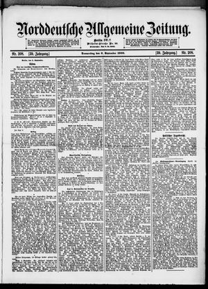 Norddeutsche allgemeine Zeitung vom 06.09.1900