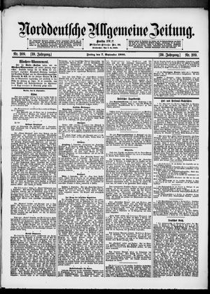 Norddeutsche allgemeine Zeitung vom 07.09.1900