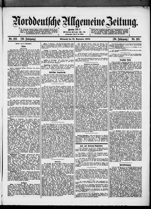 Norddeutsche allgemeine Zeitung vom 12.09.1900