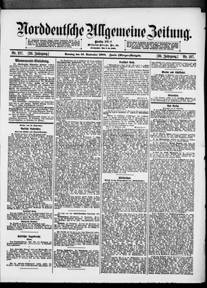 Norddeutsche allgemeine Zeitung vom 16.09.1900