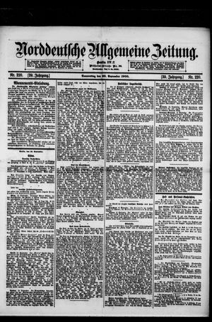 Norddeutsche allgemeine Zeitung vom 20.09.1900