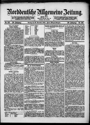 Norddeutsche allgemeine Zeitung vom 23.09.1900