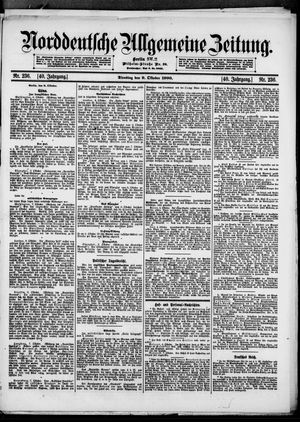 Norddeutsche allgemeine Zeitung vom 09.10.1900