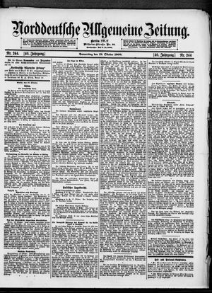 Norddeutsche allgemeine Zeitung vom 18.10.1900