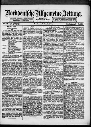 Norddeutsche allgemeine Zeitung vom 03.11.1900