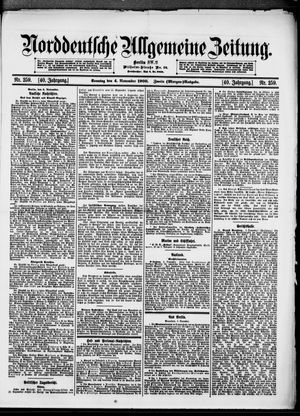 Norddeutsche allgemeine Zeitung vom 04.11.1900